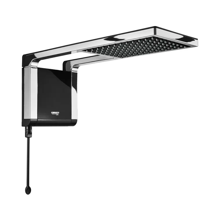 Chuveiro Eletrônico 220V 7800W Preto e Cromado Acqua Storm Lorenzetti, imagem 1 de 5
