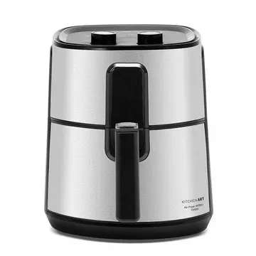 Fritadeira Air Fryer Philco Kfr01 4,3l 1500w Cesto Quadrado Antiaderente Preto 110v