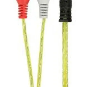 Cabo Áudio Auxiliar P2 X Rca Carro Som Fone Smartphone 2 Mts