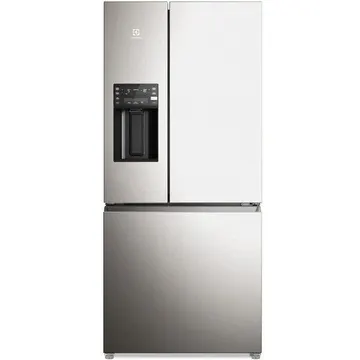 Geladeira Electrolux Frost Free 583l Efficient Autosense Dispenser De Água E Gelo 3 Portas Inox Look (im8is) 127v