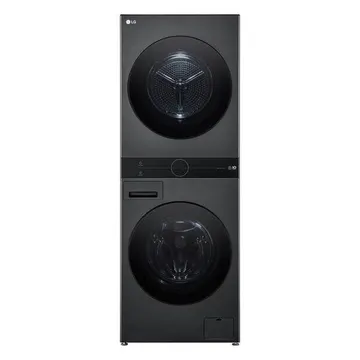 Lava E Seca Torre Washtower 14 Kg Black Inox 220v
