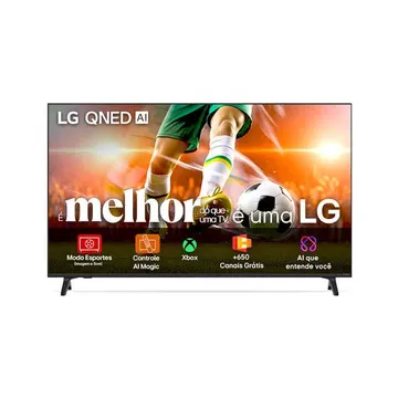 Smart Tv 4k Lg Qned 55” Polegadas Processador A7 Ai Gen 8 Webos 25 E Wi-fi - 55qned70asa