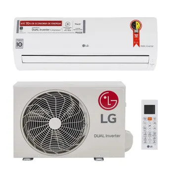 Ar Condicionado Split Inverter Quente e Frio 12000 BTUs com Wi-Fi 110V Inverter Voice LG