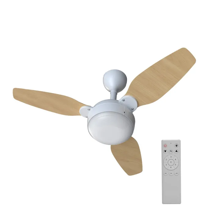 Ventilador de Teto com Controle Remoto Ventisol Legacy Inverter Dupla Face 3 Pás 99 cm Branco e Pinus Bivolt, imagem 1 de 8