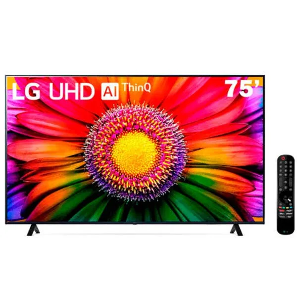 Smart Tv 75 Polegadas 4k Lg Uhd Thinq Ai 75ur8750psa Hdr Bluetooth 3 Hdmi, imagem 1 de 10