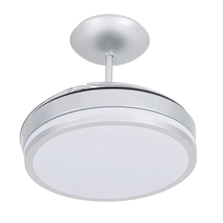 Ventilador de Teto com Controle Remoto Retrátil 3 Pás 91 cm Cromado Bivolt Aliseu, imagem 1 de 11