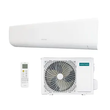 Ar Condicionado Split High Wall Inverter R-32 Fujitsu Airstage Essencial 24000 BTUs Quente/Frio 220V Monofásico ASKA24KPBA