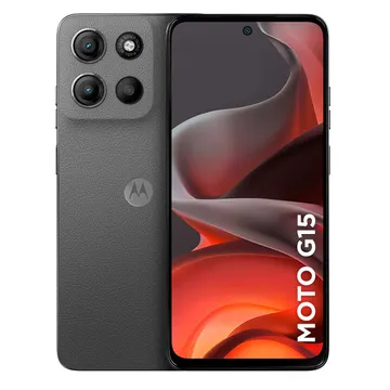 Smartphone Motorola Moto G15 4G 256GB Tela 6,7" FHD+ Câmera 50MP Selfie Grafite