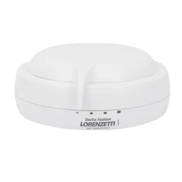 Chuveiro Elétrico Multitemperatura 220V 6800w Branco Redondo Fashion Lorenzetti