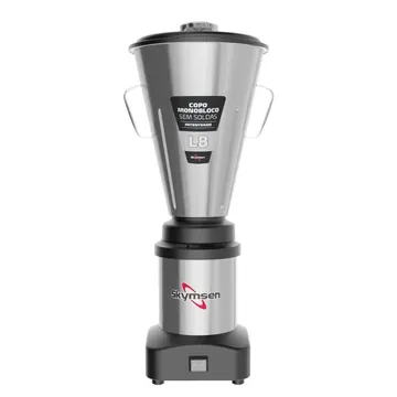 Liquidificador Comercial Monobloco Copo Inox 8 Litros 665W Bivolt SKYMSEN-70982.4