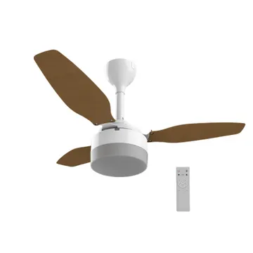 Ventilador de Teto Controle Remoto Ventisol 3 Pás 96cm Vt Bossa Branco Bivolt