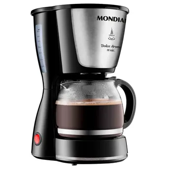 Cafeteira Elétrica Dolce Arome Mondial Preto/Inox 550W 127V C-30 18X