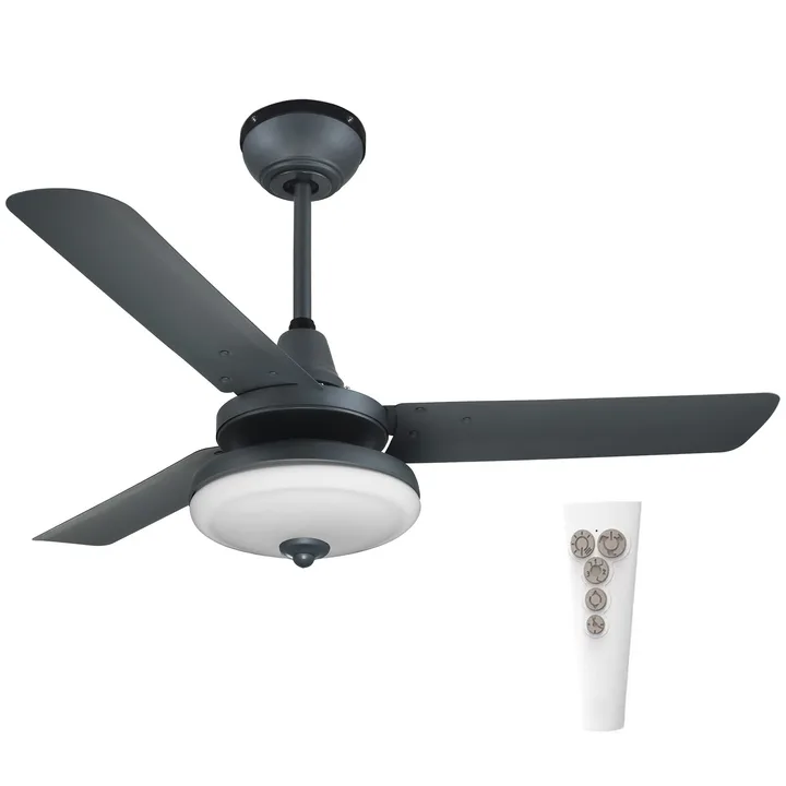 Ventilador de Teto com Controle Remoto Inspire Farou 3 Pás 112,4 cm Cinza 110V, imagem 1 de 7
