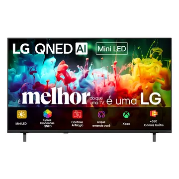 Smart TV LG 55 Polegadas 55QNED70BSA 4K UHD QNED Mini LED AI
