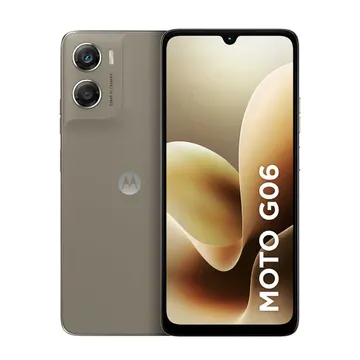 Smartphone Motorola Moto G06 4G 256GB 4GB RAM Tela 6,9" Câmera 50MP IA Bateria 5200mAh Latte