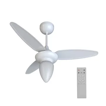 Ventilador de Teto com Controle Remoto Wind Inverter 3 Pás 90cm Branco Bivolt Ventisol