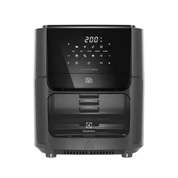 Air Fryer Oven Electrolux Por Rita Lobo 12l Digital Grafite Experience 1700w (eaf85) 127v