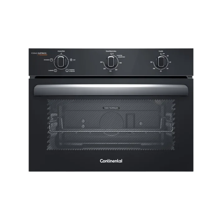 Forno Elétrico de Embutir 50L Preto 127V (110V) OC4EM Continental, imagem 1 de 6