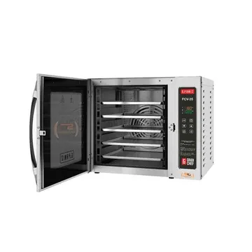 Forno Turbo Convector Vapor 5 Esteiras 75 Litros Fcv35 - Gpaniz 220v