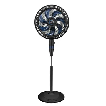 Ventilador de Coluna Arno 40cm 220V Preto e Azul VE7C