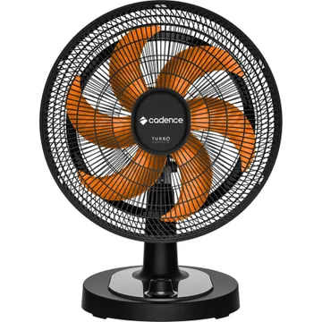Ventilador de Mesa Cadence 50cm 220V Preto Laranja VTR478-220