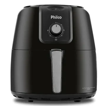 Fritadeira Air Fryer Philco Pfr13p 8,1l Com Cesto Removível Antiaderente Preto 110v