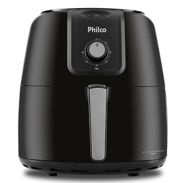 Fritadeira Air Fryer Philco Pfr13p 8,1l Com Cesto Removível Antiaderente Preto 110v, imagem 1 de 10