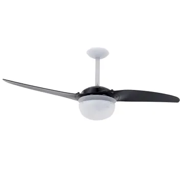 Ventilador de Teto Spirit 202 2 Pás 111 cm Preto 220V