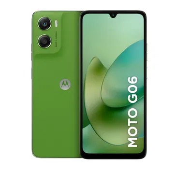 Smartphone Motorola Moto G06 4G 256GB 4GB RAM Tela 6,9" Câmera 50MP IA Bateria 5200mAh Verde