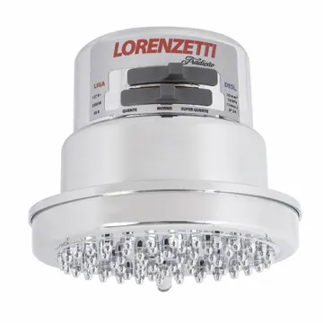 Chuveiro Elétrico Multitemperatura 127V (110V) 5500w Cromado Redondo Tradição Lorenzetti