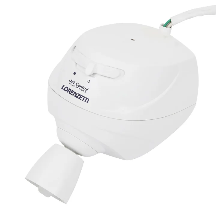 Chuveiro Elétrico Eletrônico 127V (110V) 5500w Branco Redondo Jet Control Lorenzetti, imagem 1 de 10