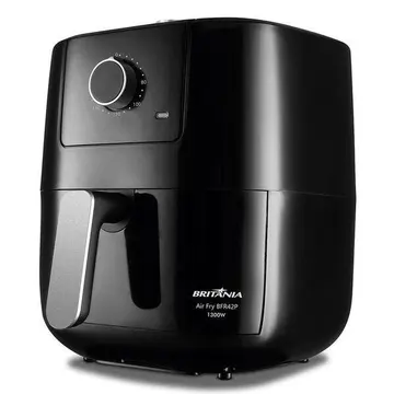 Fritadeira Air Fryer Britânia Bfr42p 3l 1300w Preto Com Timer 60 Minutos 220v