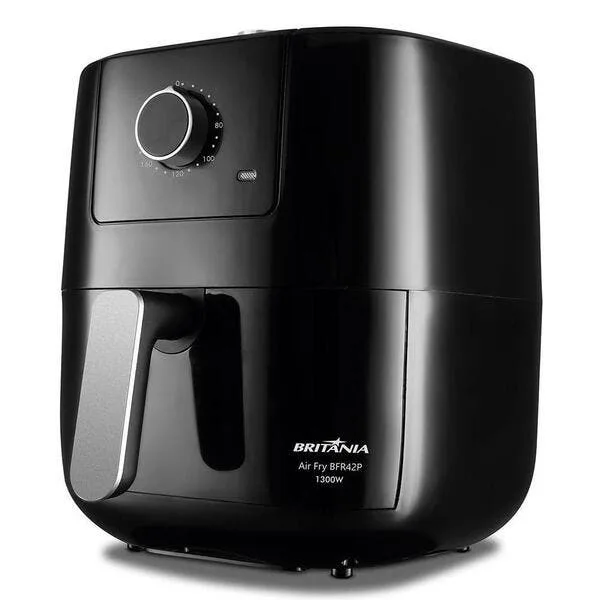 Fritadeira Air Fryer Britânia Bfr42p 3l 1300w Preto Com Timer 60 Minutos 220v, imagem 1 de 10