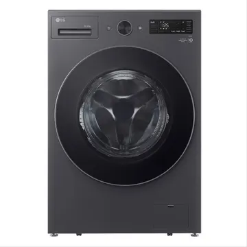 Lava e Seca Smart LG 16kg Black Inox com Inteligência Artificial Aidd WD16GNTS6B - 127V
