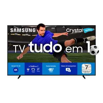Samsung Smart TV 75" Crystal UHD 4K U8600F 2025 Xbox Cloud Gaming AI Energy Mode Alexa Integrada
