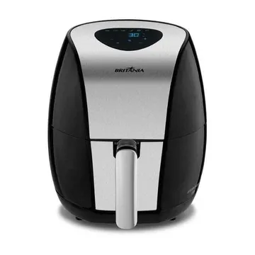 Fritadeira Air Fryer Britânia Bfr20pi 4 E 1l 1500w Digital Preto 220v