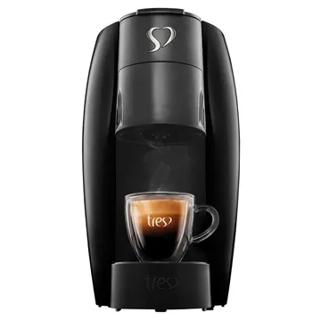 Cafeteira Elétrica Expressa Três Corações Lov Preta 220V