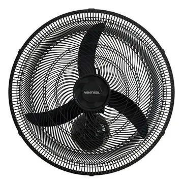 Ventilador de Parede Preto 50cm New 130W 110V VENTISOL-14063