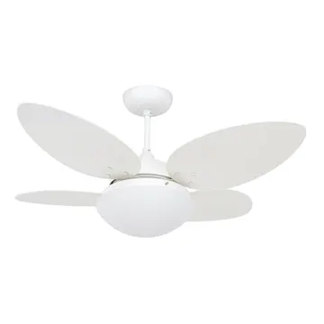 Ventilador de Teto com Controle de Parede Vime 4 Pás 105 cm Branco 220V Aliseu
