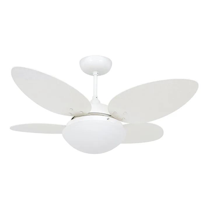 Ventilador de Teto com Controle de Parede Vime 4 Pás 105 cm Branco 220V Aliseu, imagem 1 de 9