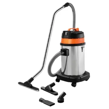 Aspirador de Pó para Sólidos e Líquidos 220V 1400W Tanque de Aço Inox 30 Litros TRAMONTINA PRO-449810