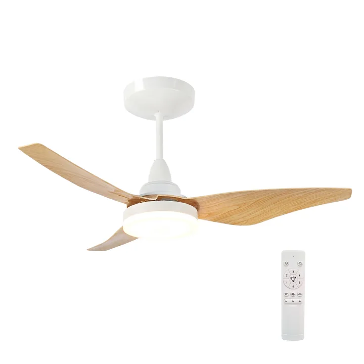 Ventilador de Teto com Controle Remoto Aliseu Mestre com Led Integrado 3 Pás 81,4cm Freijó Bivolt, imagem 1 de 5
