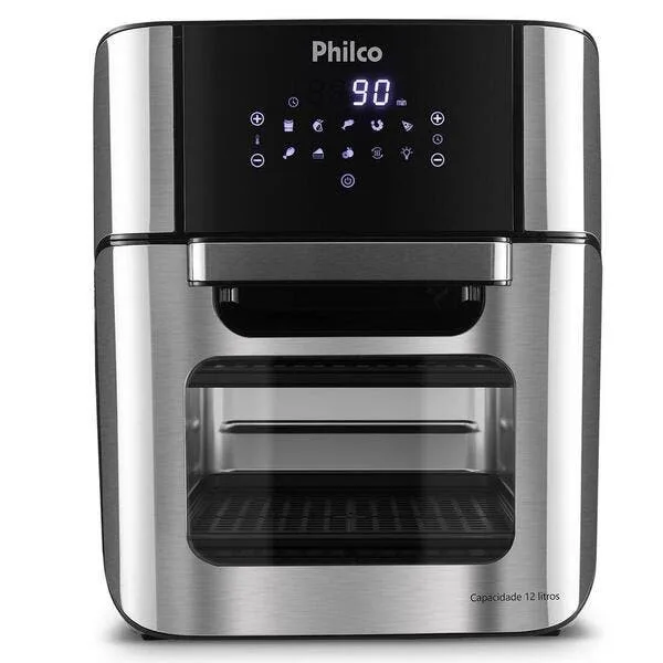 Air Fryer Oven Sem Óleo Philco Pfr2200 12l 1800w Digital Com Timer 110v, imagem 1 de 10