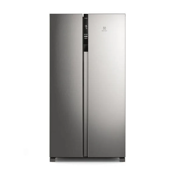 Geladeira Electrolux Frost Free Inverter 440l Efficient Com Autosense Side By Side Cor Inox Look (is4s) 127v, imagem 1 de 10