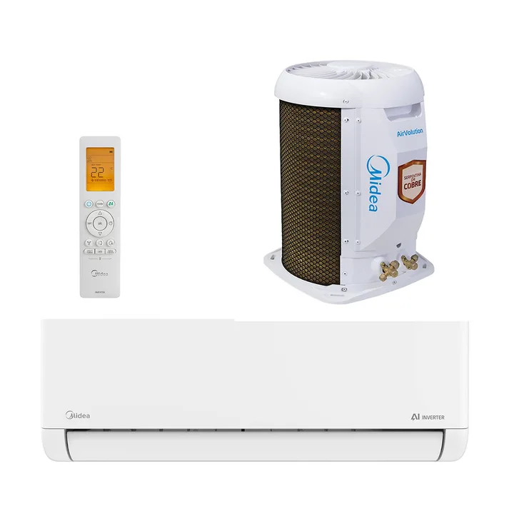 Ar Condicionado Split Frio 12000 BTUs com Wi-Fi 220V AI Airvolution Midea, imagem 1 de 8