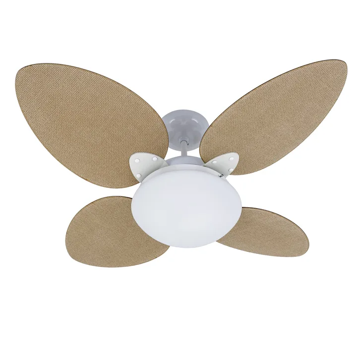Ventilador de Teto com Controle de Parede Vime 4 Pás 105 cm Marrom 127V (110V) Aliseu, imagem 1 de 10