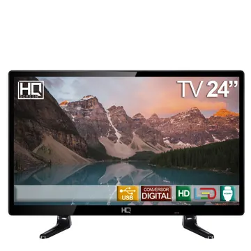 TV MONITOR LED 24' HQ Conversor Digital HDMI USB - HQTV24