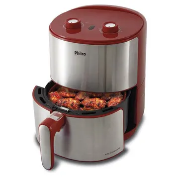 Fritadeira Air Fryer Philco Redstone Pfr10vi Inox 4l 1500w 220v