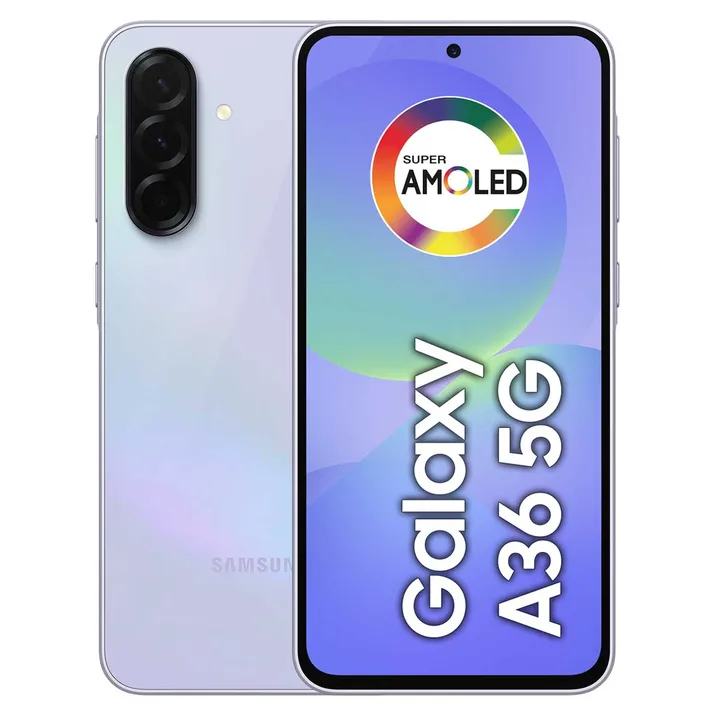 Smartphone Samsung Galaxy A36 128GB 6GB RAM 5G Violeta Tela 6,7", imagem 1 de 10