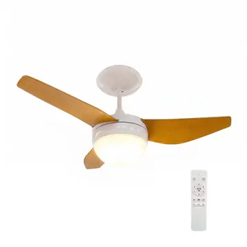 Ventilador de Teto com Controle Remoto Inspire Nano ECO 3 Pás 80,4cm Freijó Bivolt